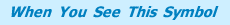 When You See This Symbol
