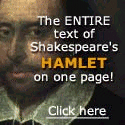 The ENTIRE text of HAMLET on one page!