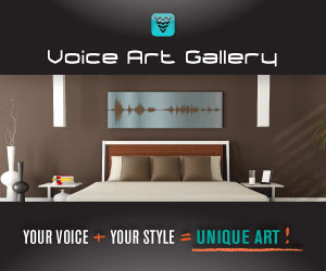 Your Voice + Your Style = Unique Art! Voice Art Gallery
